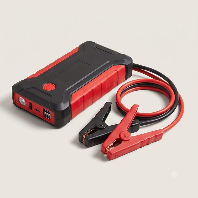 Booster rozruchowy 12V z kompresorem